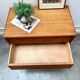 Modernist chest of drawers with slanted drawers