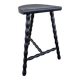 Modernist Half Moon Ball Stool 60/70 Vintage Plant Stand