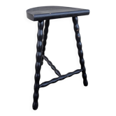 Modernist Half Moon Ball Stool 60/70 Vintage Plant Stand