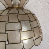 Mother-of-pearl hanging lamp