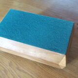 Box marquetry diamond tips initials TR