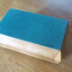 Boite marqueterie pointes de diamant initiales TR