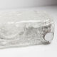 Pair of wall lights in opaque corrugated bubble glass 1970