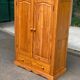 Solid wood chest of drawers from the 1980s.