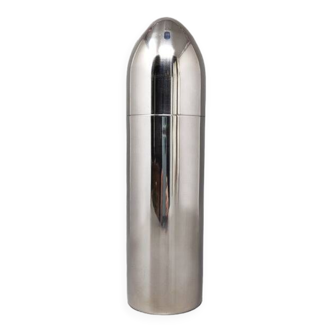 1960s Cocktail Shaker in Stainless Steel. Made in Italy