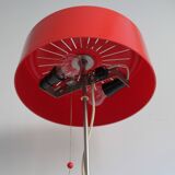 1970's Vintage Red Floor Lamp
