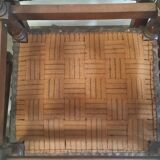 a set of six leather chairs and nails