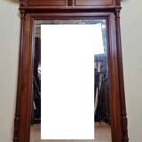 large Renaissance style oak mirror circa 1850
