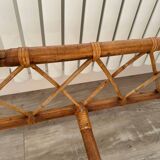 Bamboo and rattan bed