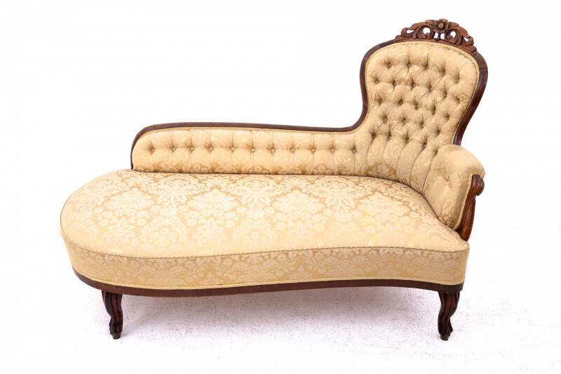 Chaise longue, France, circa 1890.