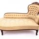 Chaise longue, France, vers 1890.