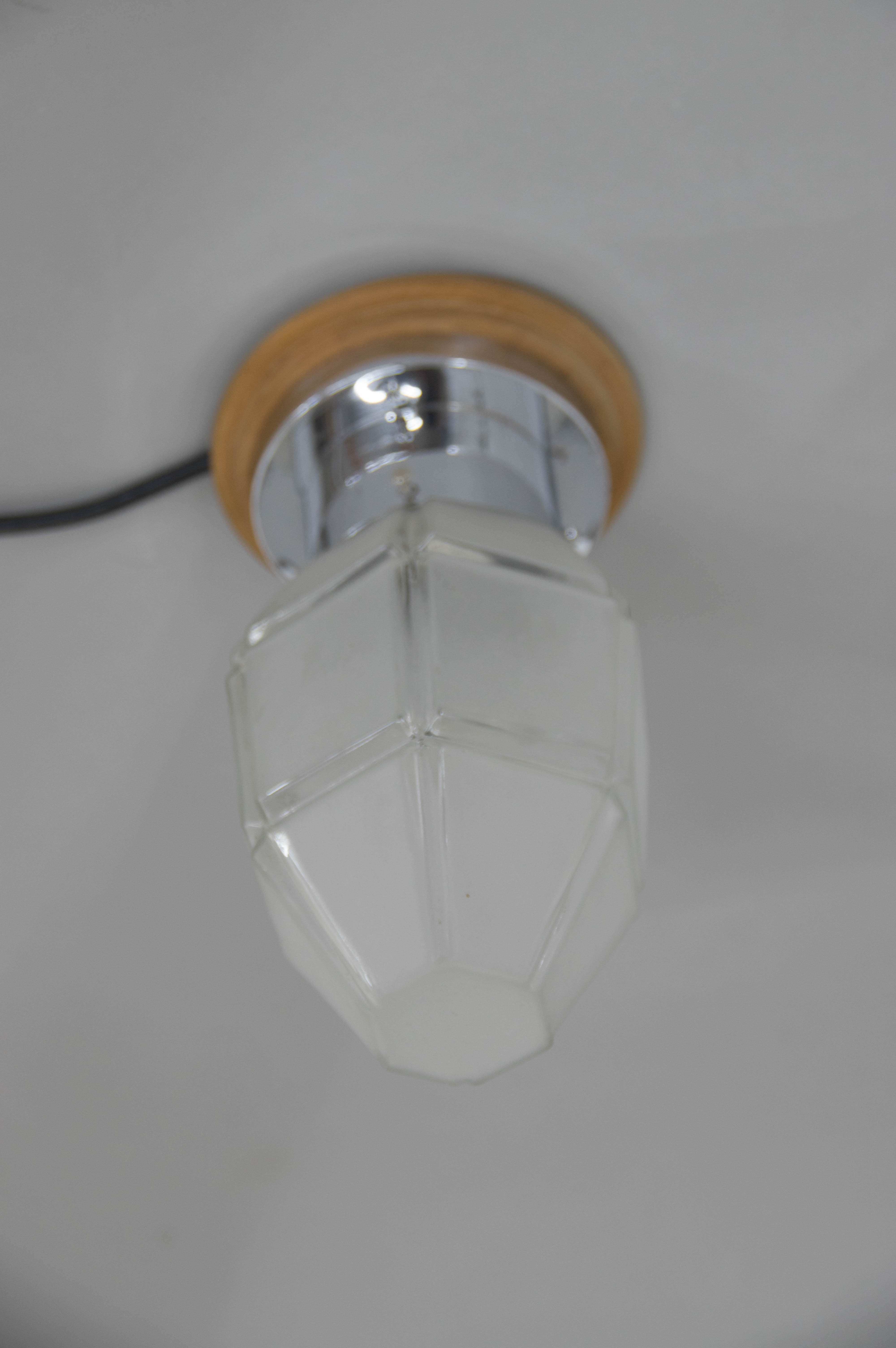 Restored 1910s pendant light