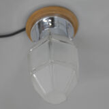 Art nouveau flush mount 1910s restored