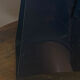 Black plexiglass magazine rack
