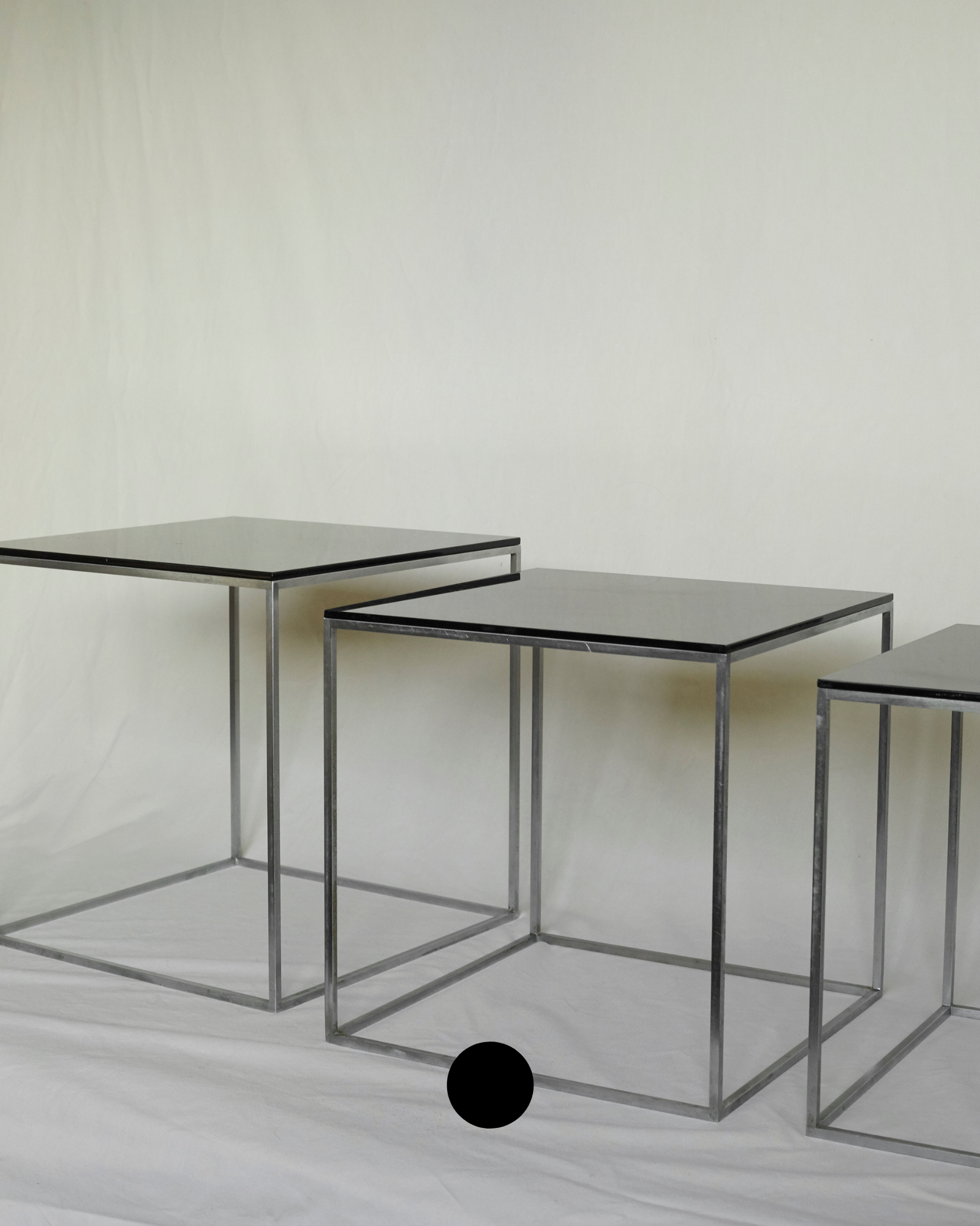 Tables Pk71 Poul Kjærholm pour E Kold Christensen, original design 1957, Danemark