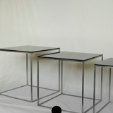 Tables Pk71 Poul Kjærholm pour E Kold Christensen, original design 1957, Danemark