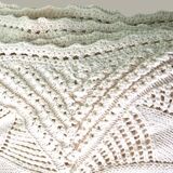Vintage crochet bedspread for 2 people