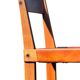 Chair S24 Pierre Chapo - Solid Elm & Cognac Leather Brutalist