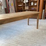 XL farmhouse table in beech and pine 3m