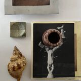 Genuine onyx marble vase, 1970 design