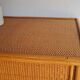 Vintage rattan wardrobe