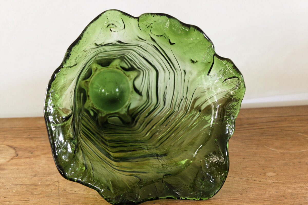 Vase glass bottle, 30s