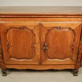 18th Century Walnut Sideboard with Pull Handle, Eastern France