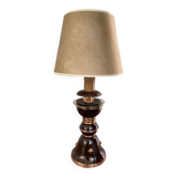 Russian lamp and paper lampshade, 1960