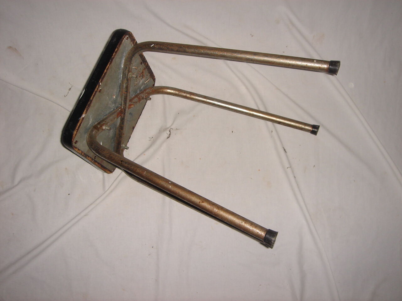 1960 blue formica stool