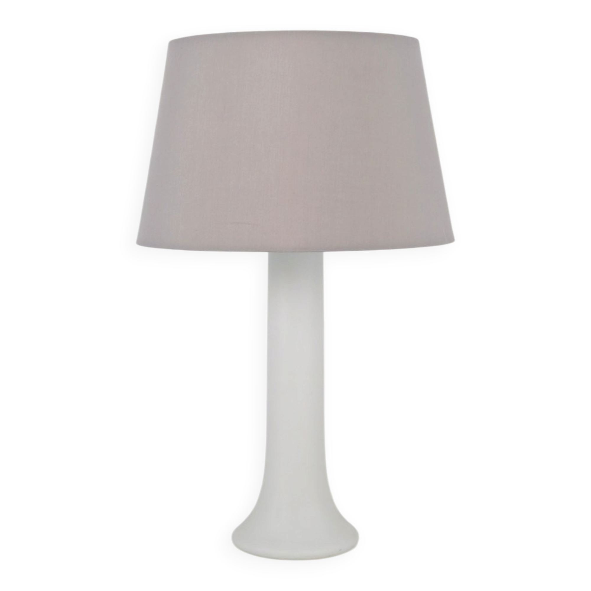Vintage Glass Table Lamp by U. & O. Kristiansson for Luxus Vittsjö, Sweden, 1969
