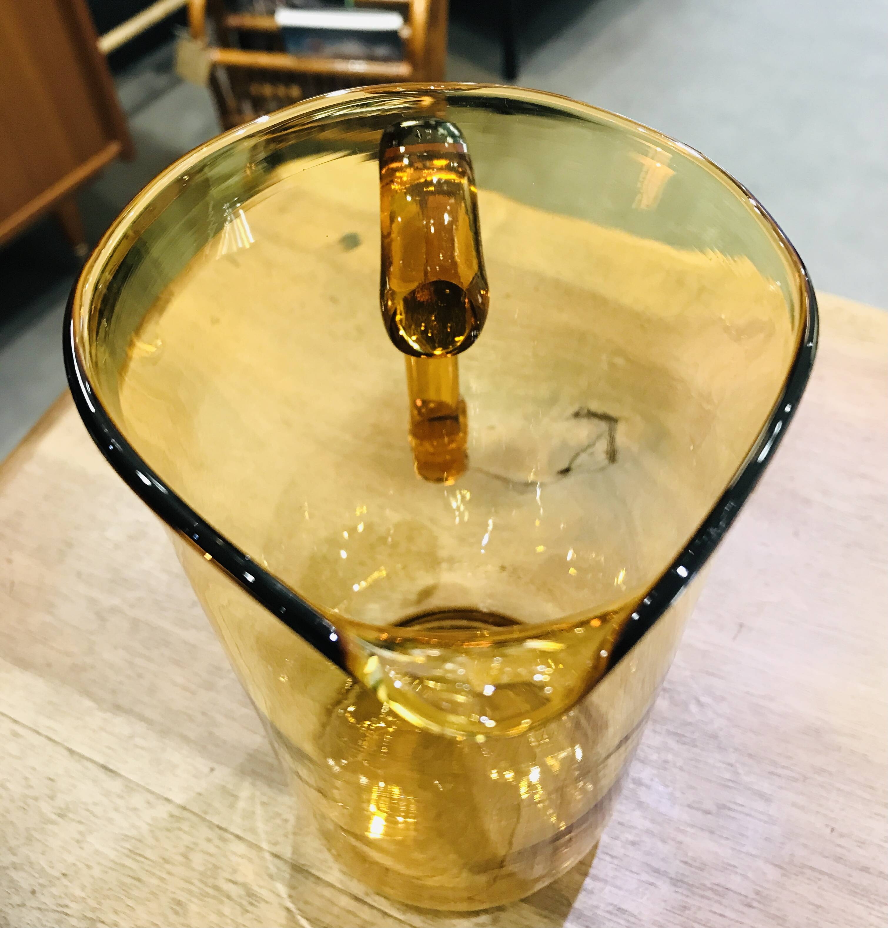 Blown glass pitcher Poland