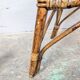 Tabouret en rotin vintage