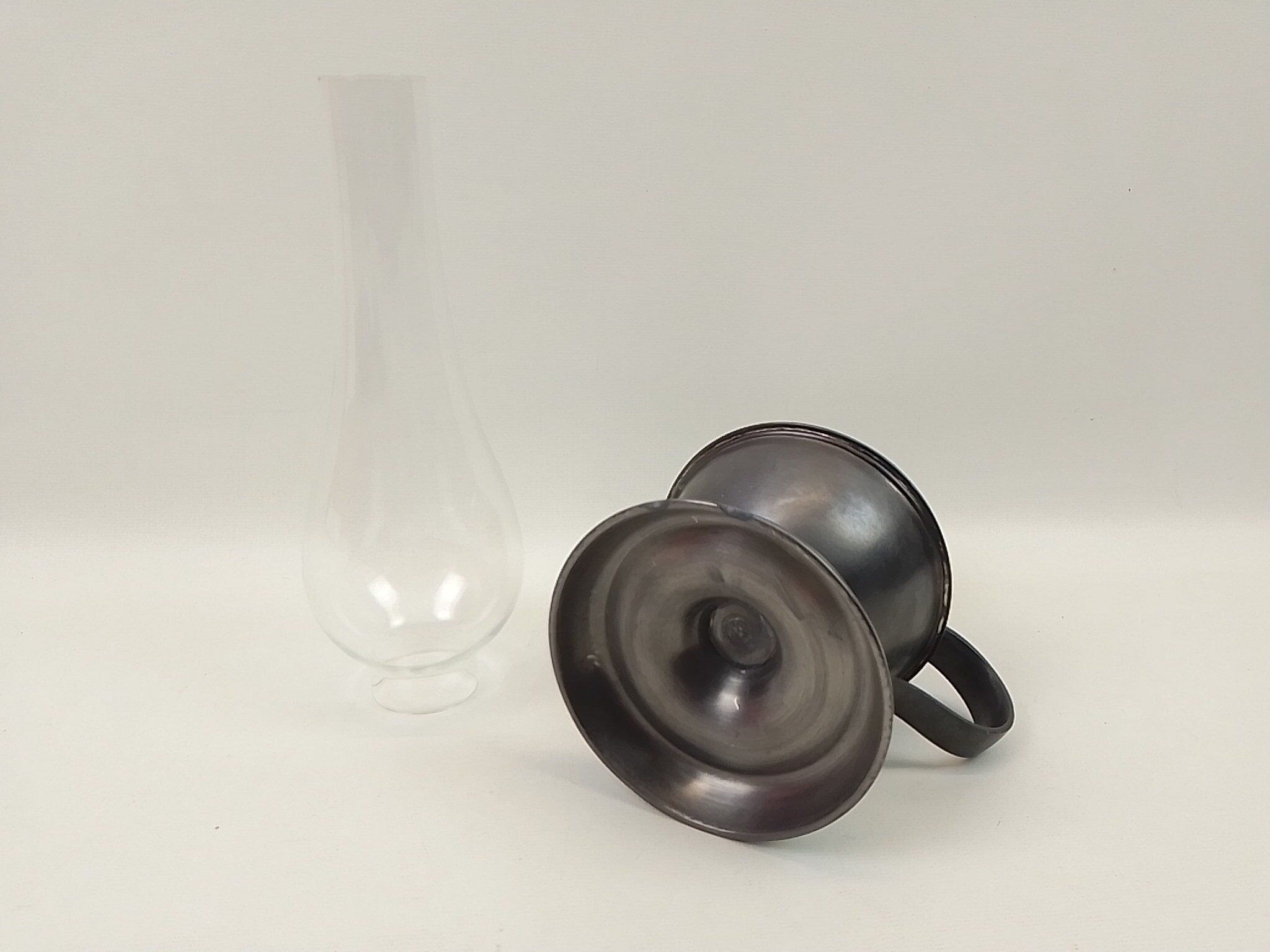 Oil lamp 1 tin handle 34.5cm