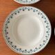 Set of 4 deep plates Terre de Fer Moulin des Loups model George