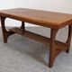 Scandinavian teak coffee table with magazine rack, Sweden circa 1960.