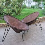 Pair of chairs in trash