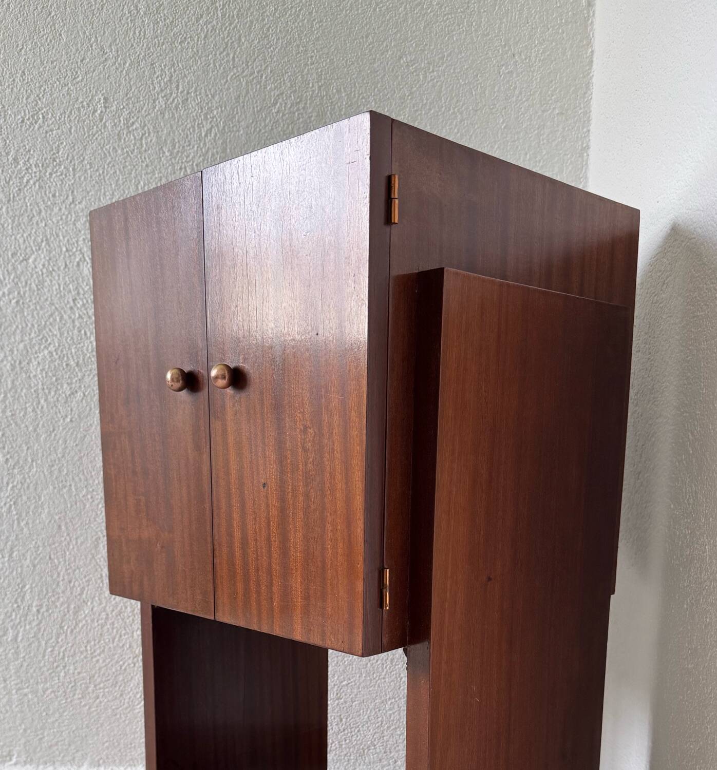 Art Deco vinyl record holder cabinet