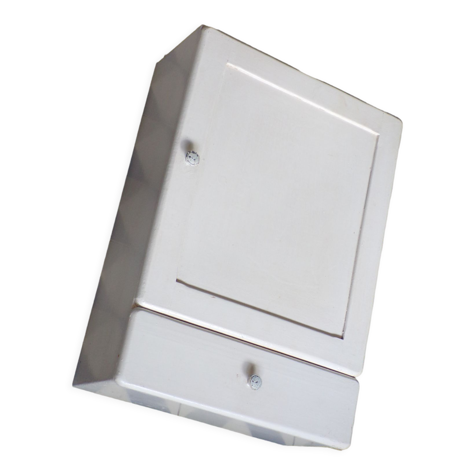 Armoire de toilette murale vintage en bois