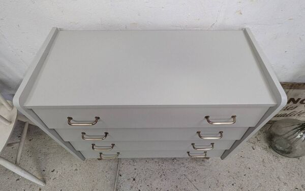 Commode Aileron Pied Compas 1960 Design vintage