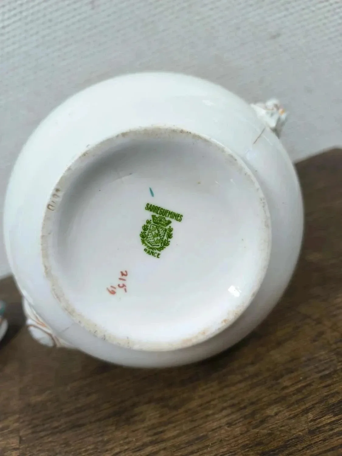 Théière Sarreguemines Minton 215