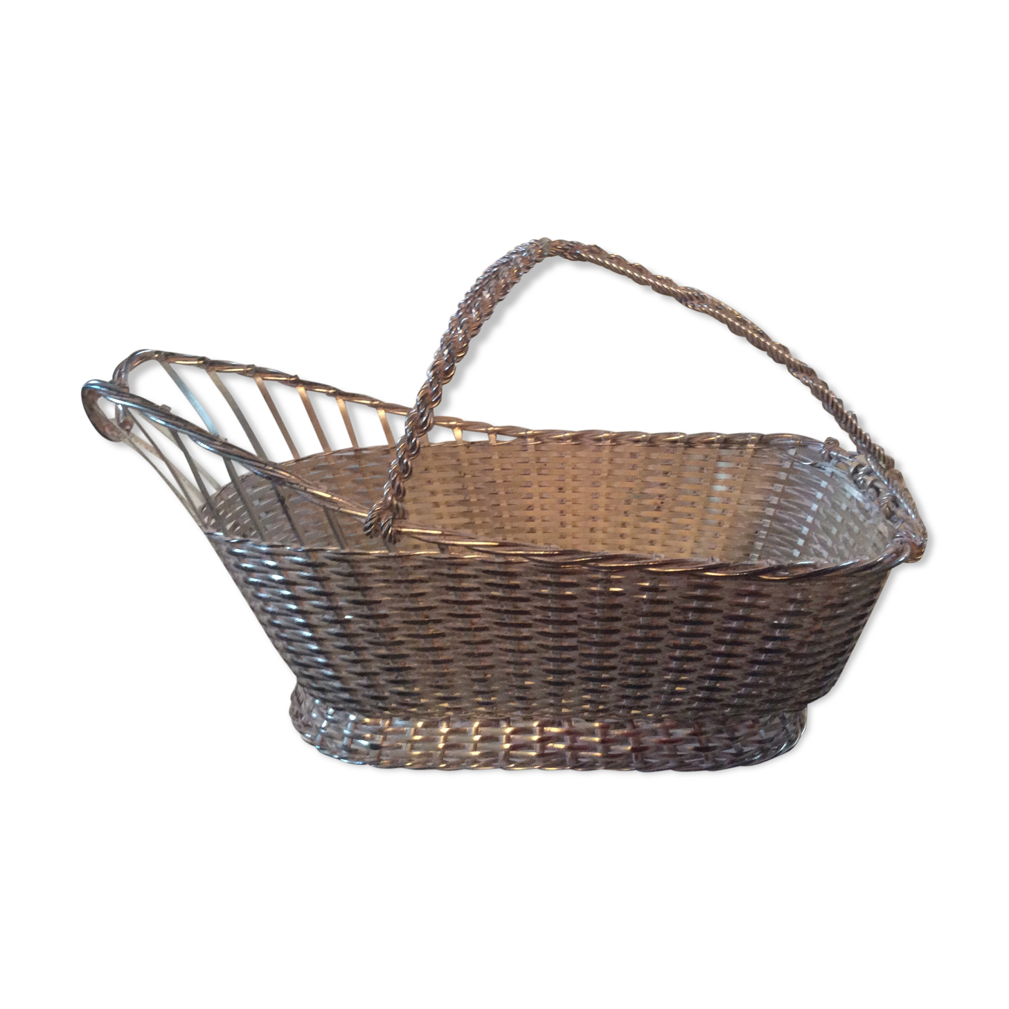 Porte-bouteille Christofle en argent