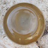 Murano vase in vintage cream brown glass 30 cm