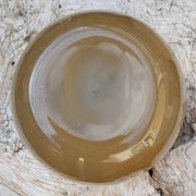 Murano vase in vintage cream brown glass 30 cm