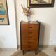 Commode chiffonnier vintage 1950/1960 5 tiroirs