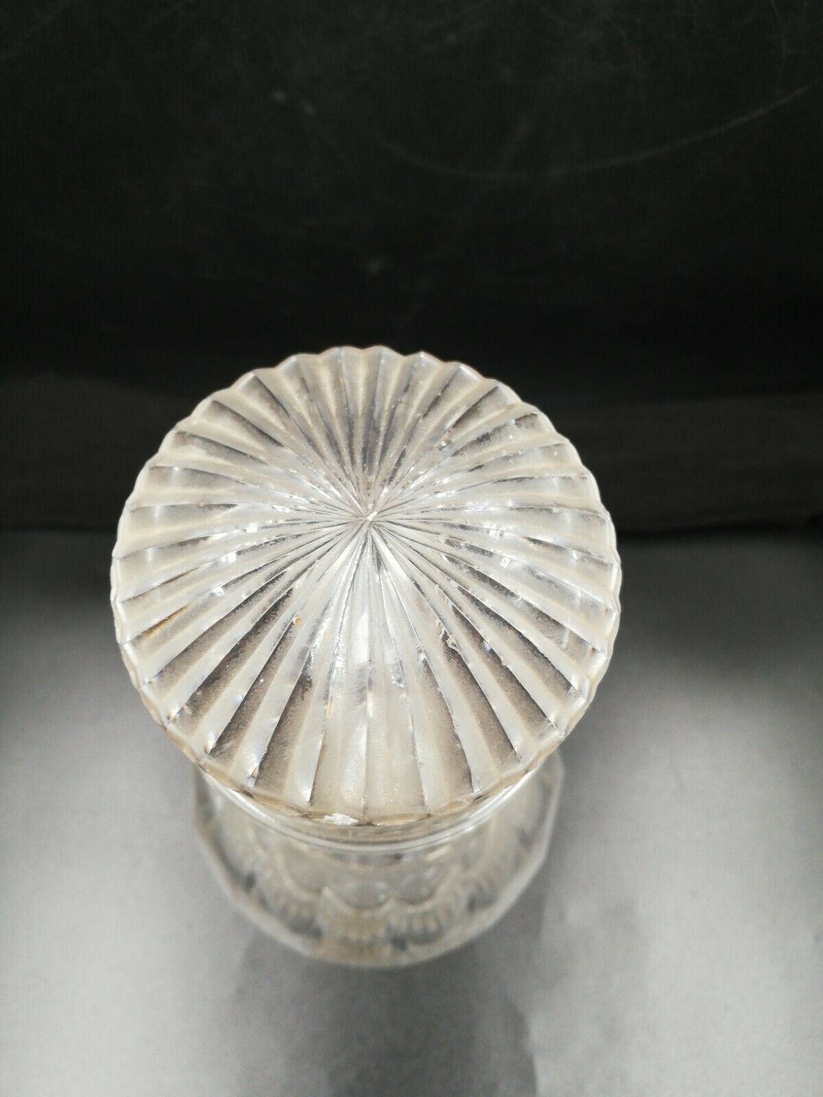 19th-century crystal carafe