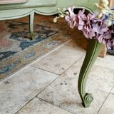 Olive green patinated table