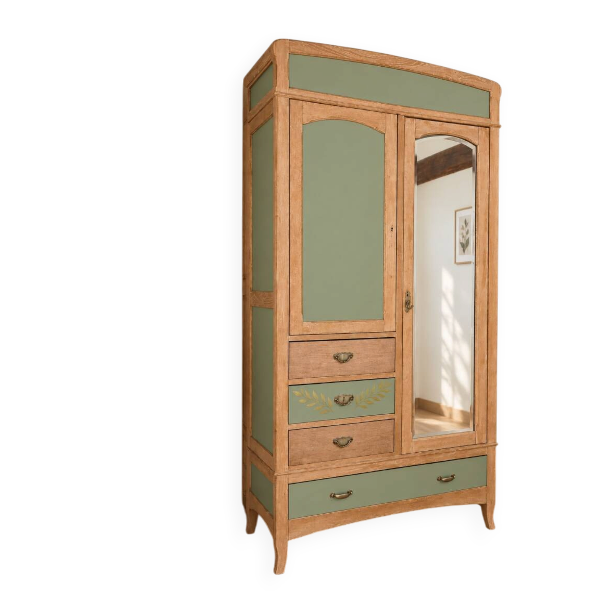 Dressed wardrobe