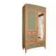 Dressed wardrobe