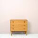 Scandinavian oak chest of drawers