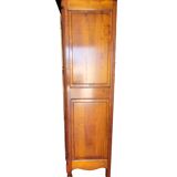 Solid oak bonnetière signed Jean Laïck
